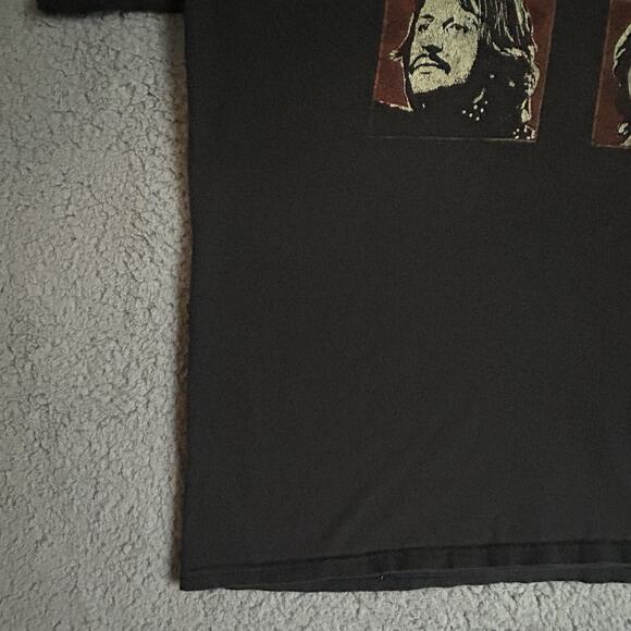 The Beatles T Shirt Adult Size 2XL Black Band Short Sleeve Graphic T Apple Corp - Picture 4 of 11